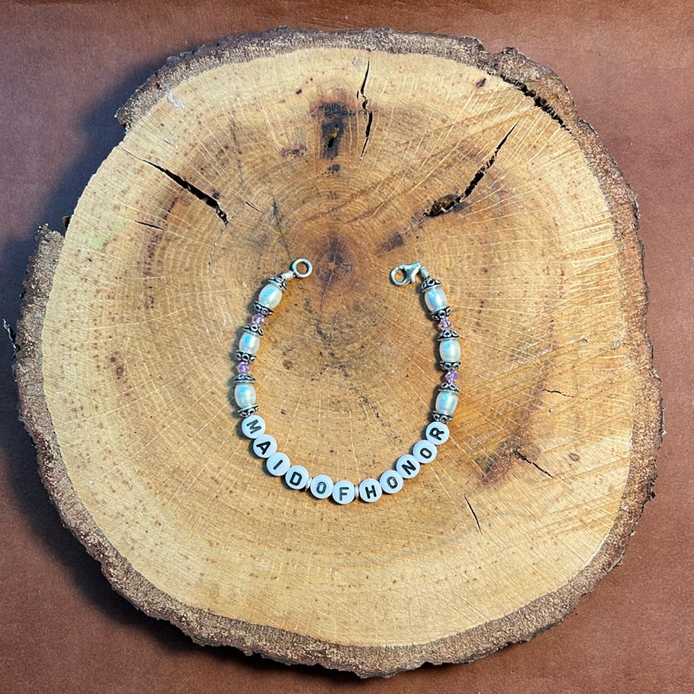 Maid of Honor “friendship” bracelet